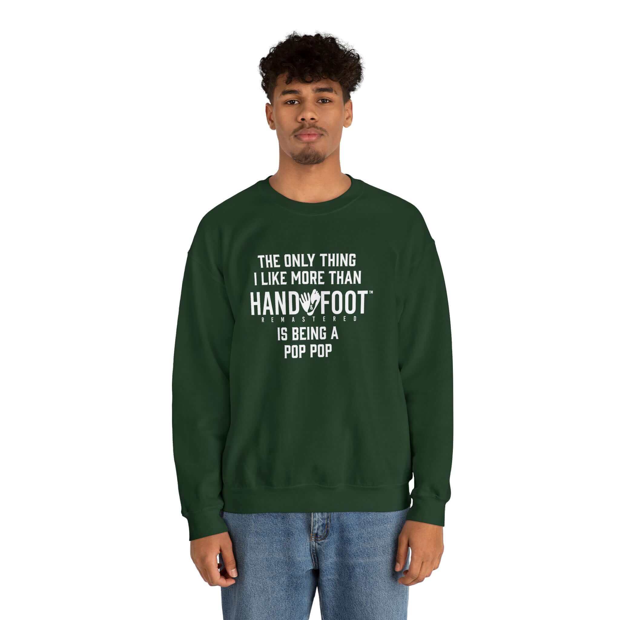 Being a Pop Pop Unisex Heavy Blend™ Crewneck Sweatshirt