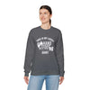 Person wearing a Lucky Unisex Heavy Blend Crewneck Sweatshirt with 'This is my lucky hand and foot nurse shirt' print