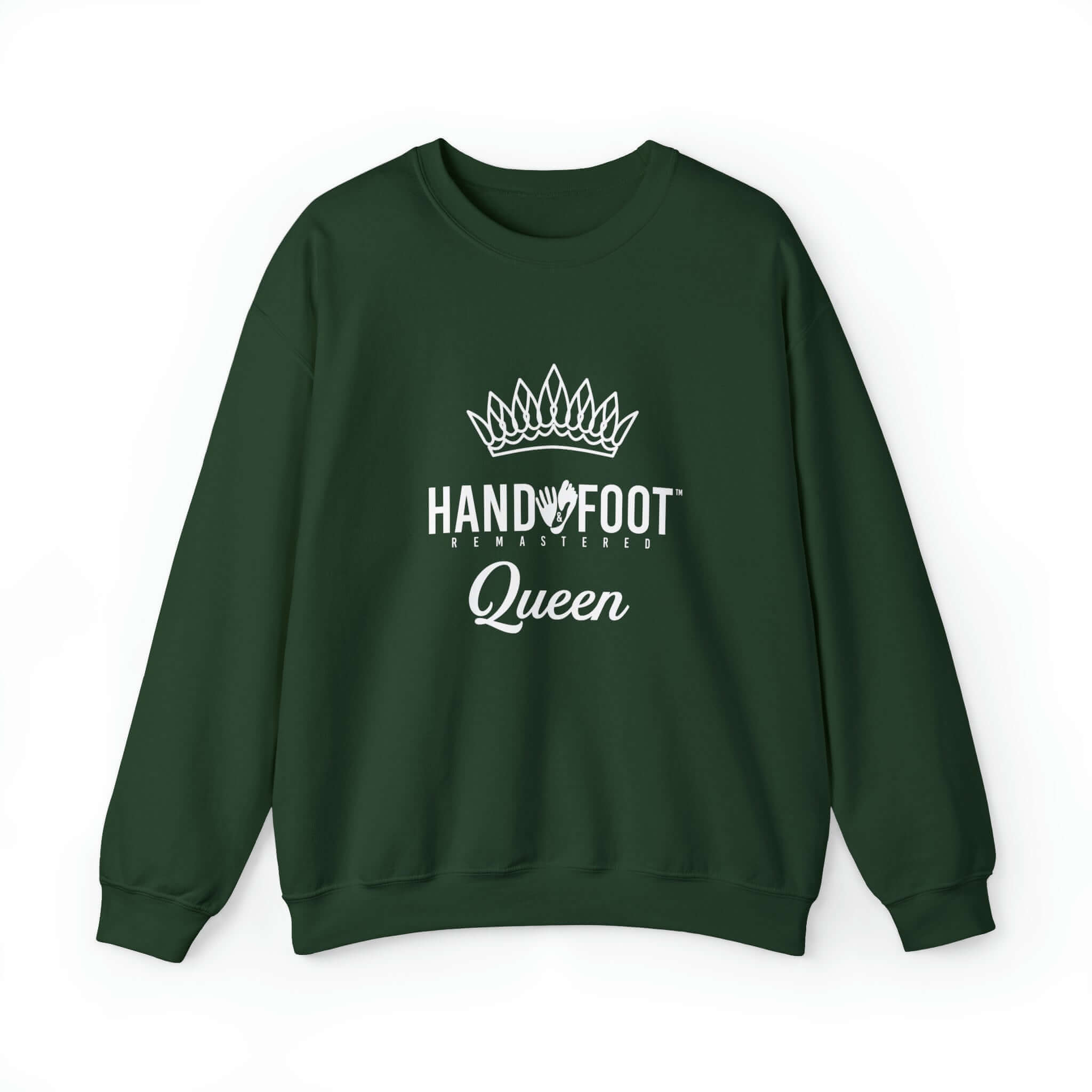 Hand & Foot Queen Unisex Heavy Blend™ Crewneck Sweatshirt
