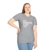 Woman wearing grey t-shirt with 'Best Handfoot Player Ever' text, made of 100% ring-spun cotton for comfort and style.