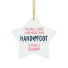 Being a Granny Ceramic Ornament, 3 Shapes