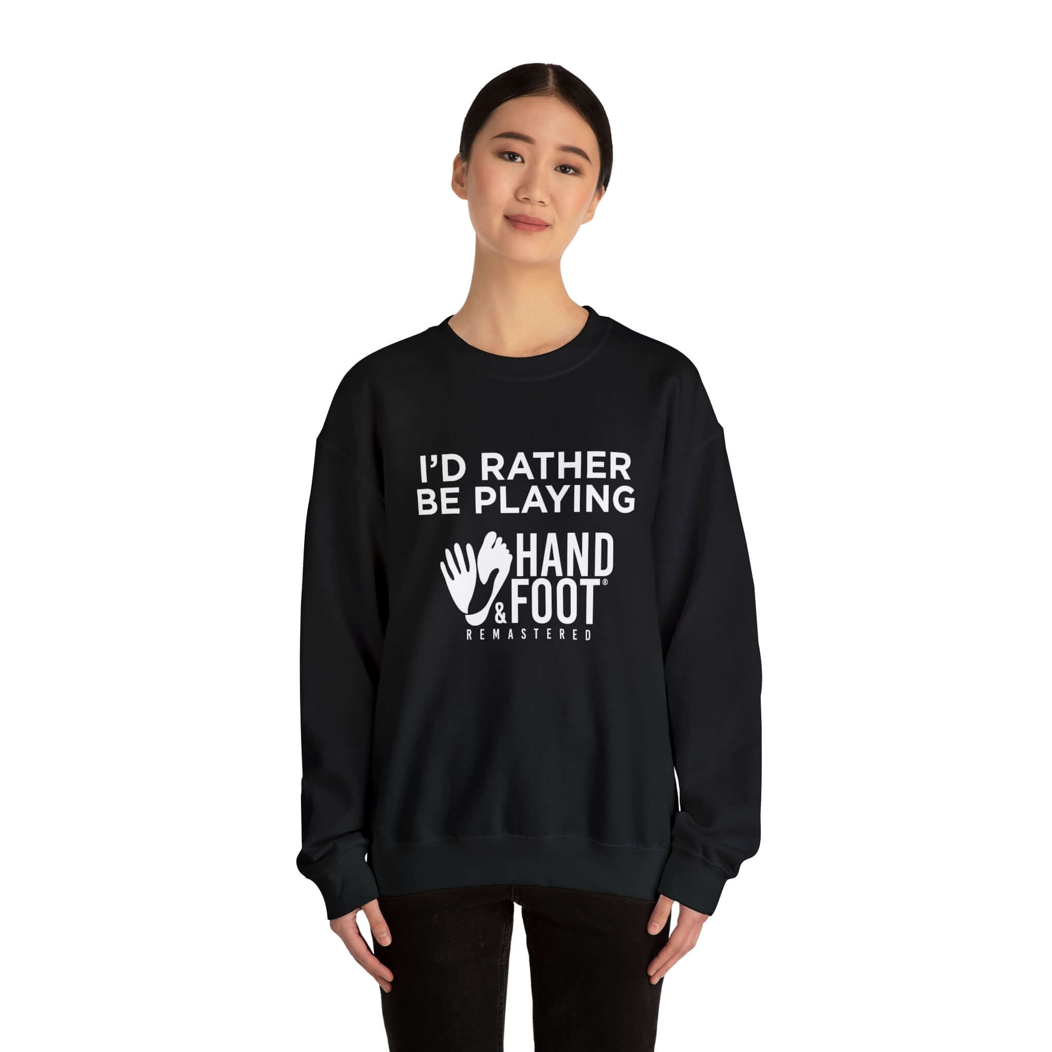 I'd Rather Be Playing Unisex Heavy Blend™ Crewneck Sweatshirt