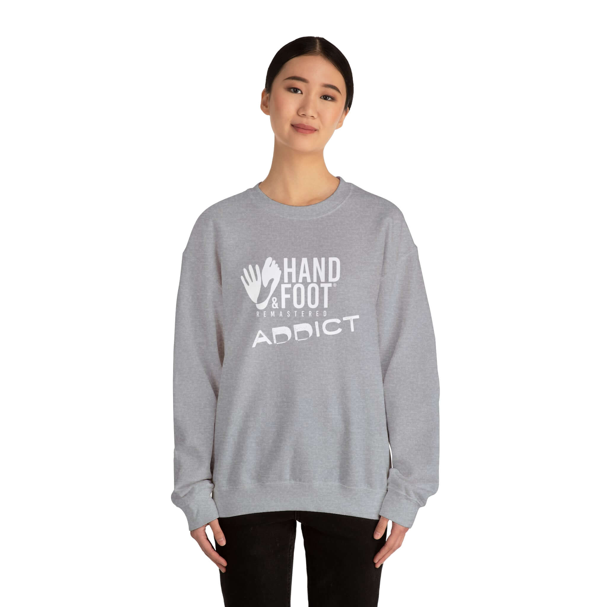 Hand & Foot Addict Unisex Heavy Blend™ Crewneck Sweatshirt