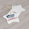 Hand & Foot Addict Ceramic Ornament, 3 Shapes