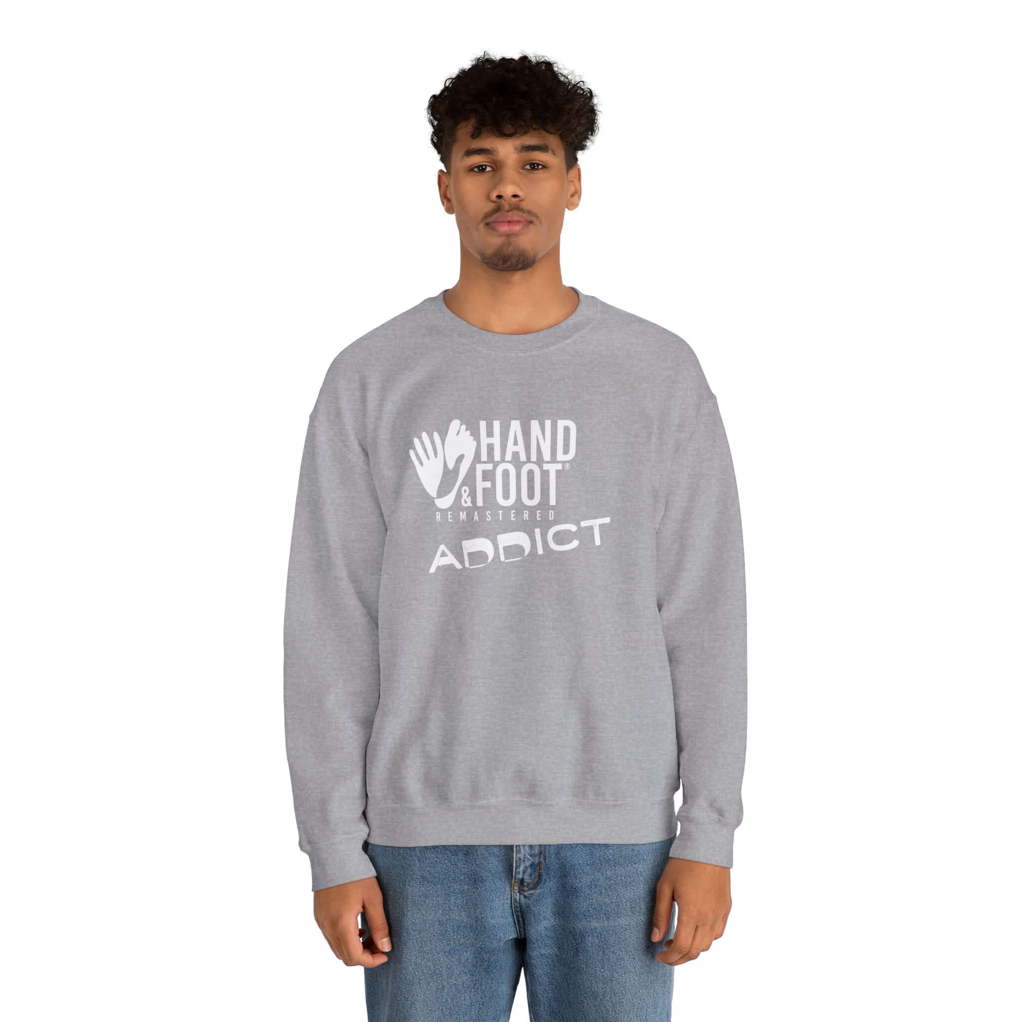 Hand & Foot Addict Unisex Heavy Blend™ Crewneck Sweatshirt