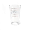 Being a Grandfather 16oz Hand & Foot Remastered Pint Glass