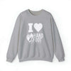 I Love Hand & Foot Unisex Heavy Blend™ Crewneck Sweatshirt