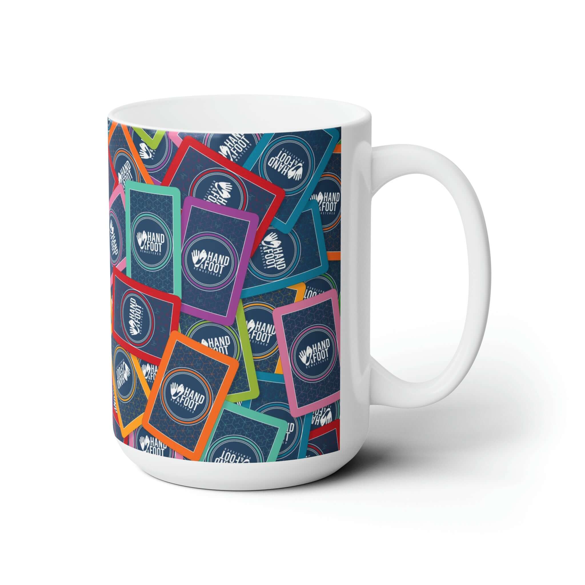 15oz Hand & Foot Remastered Ceramic Mug