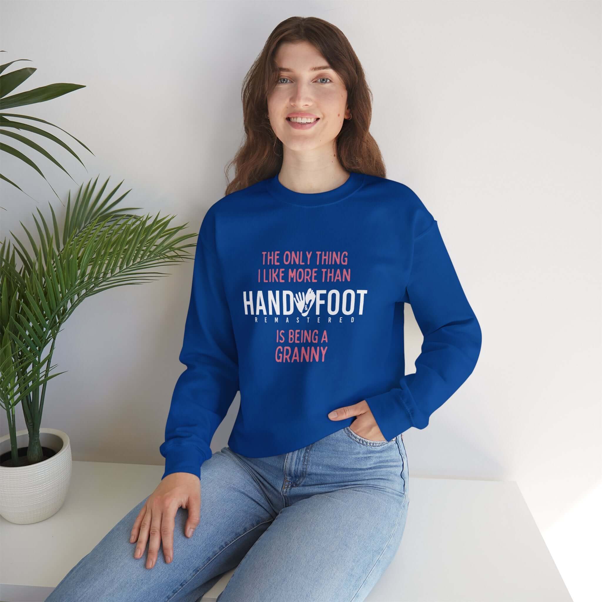 Being a Granny Unisex Heavy Blend™ Crewneck Sweatshirt