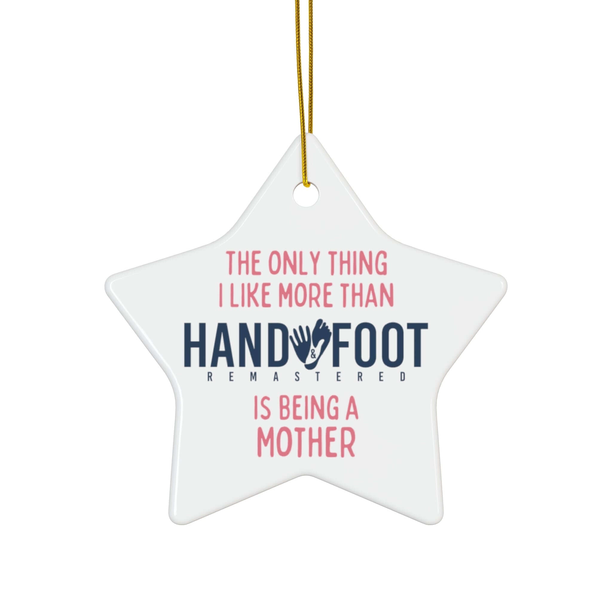 Being a Mother Ceramic Ornament, 3 Shapes