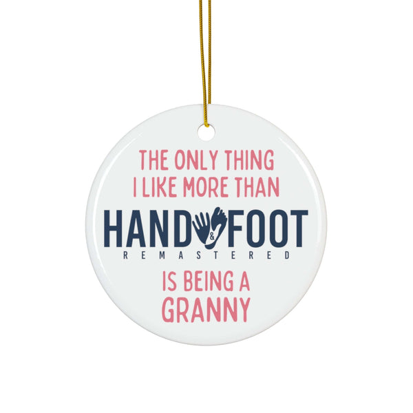 Being a Granny Ceramic Ornament, 3 Shapes