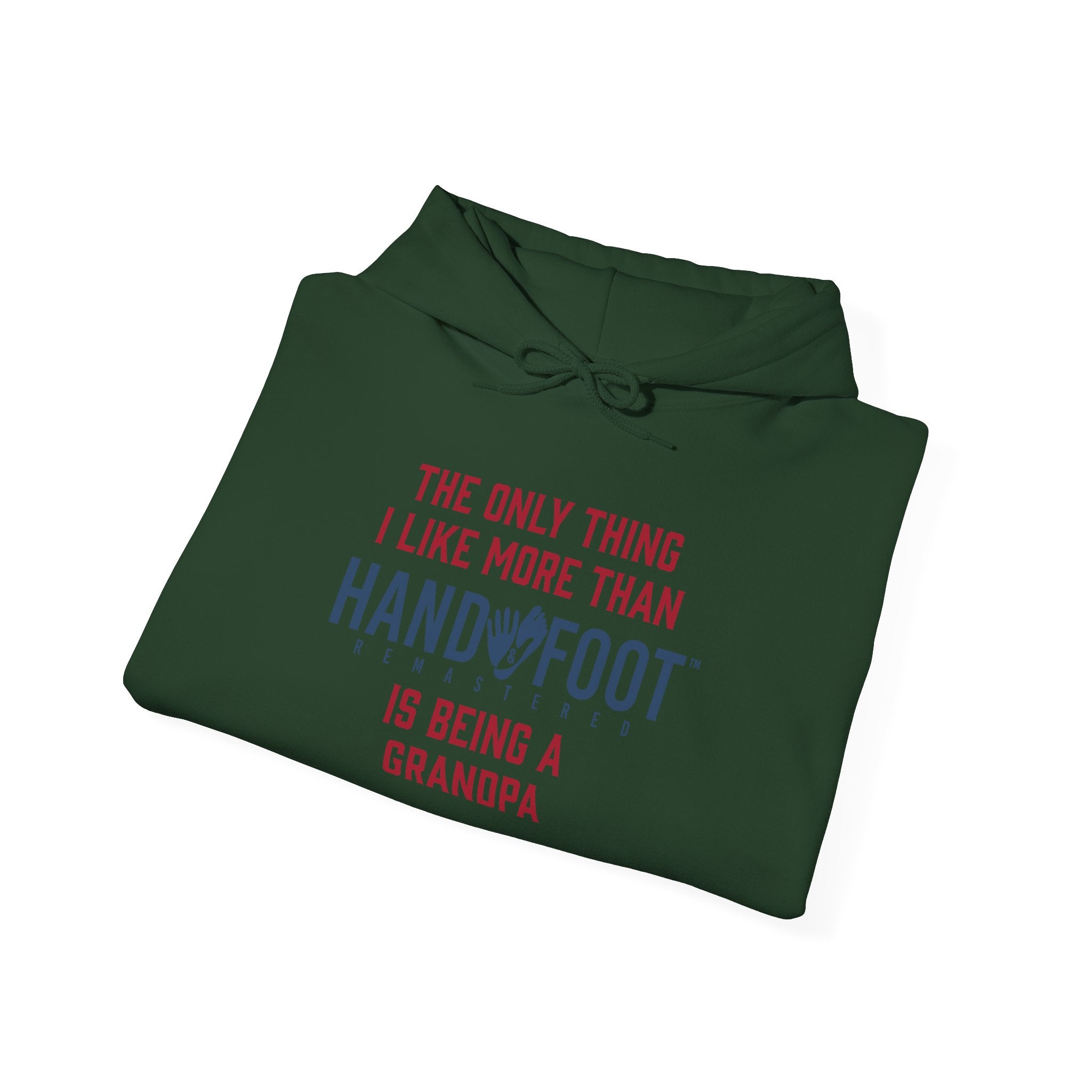 Being a Grandpa Hooded Sweatshirt