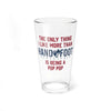 Being a Pop Pop 16oz Hand & Foot Remastered Pint Glass