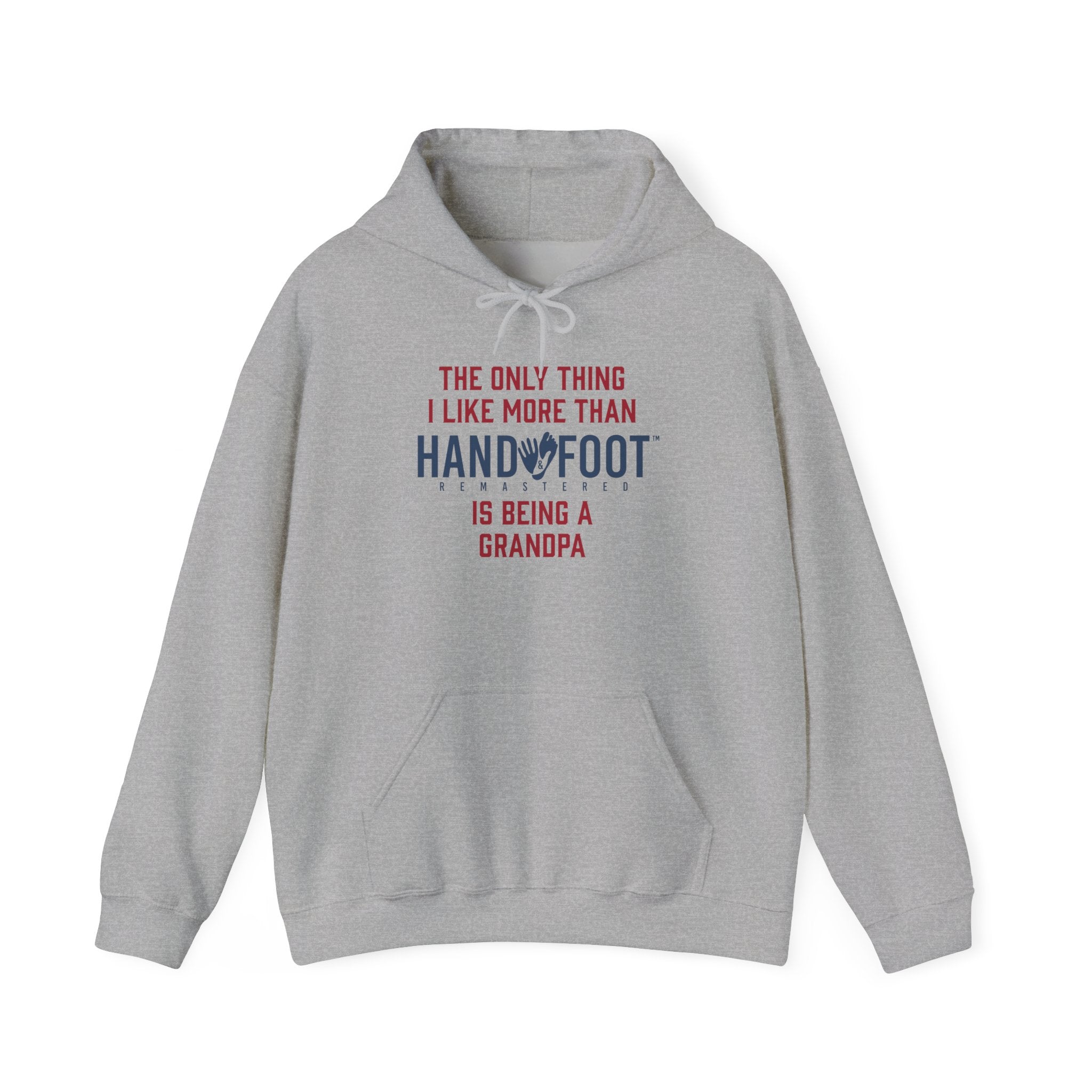 Being a Grandpa Hooded Sweatshirt