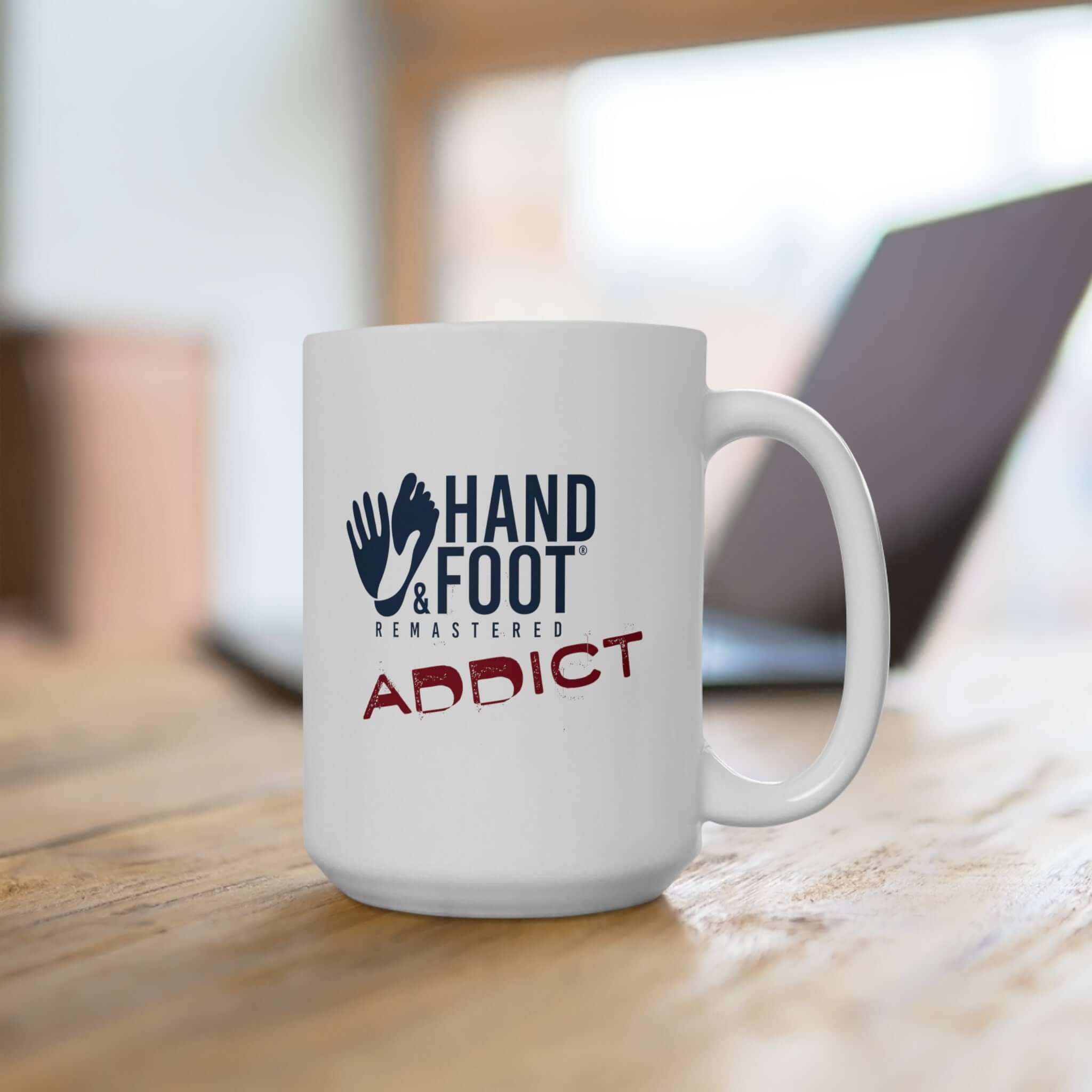 Hand & Foot Addict 15oz Ceramic Mug
