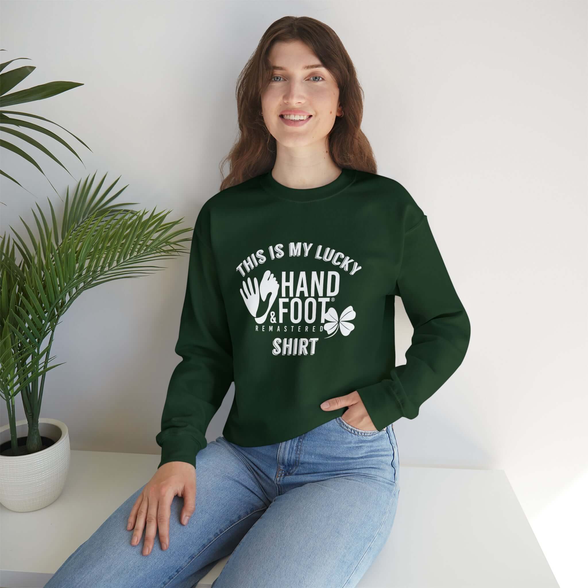 Lucky Unisex Heavy Blend™ Crewneck Sweatshirt
