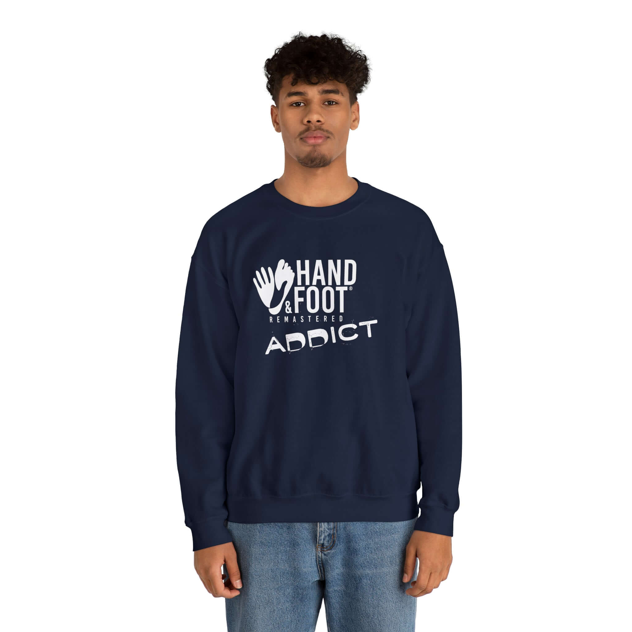 Hand & Foot Addict Unisex Heavy Blend™ Crewneck Sweatshirt