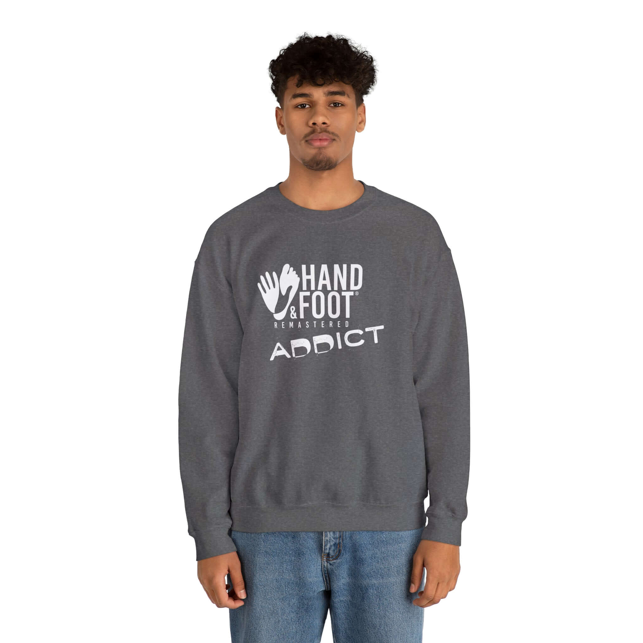 Hand & Foot Addict Unisex Heavy Blend™ Crewneck Sweatshirt