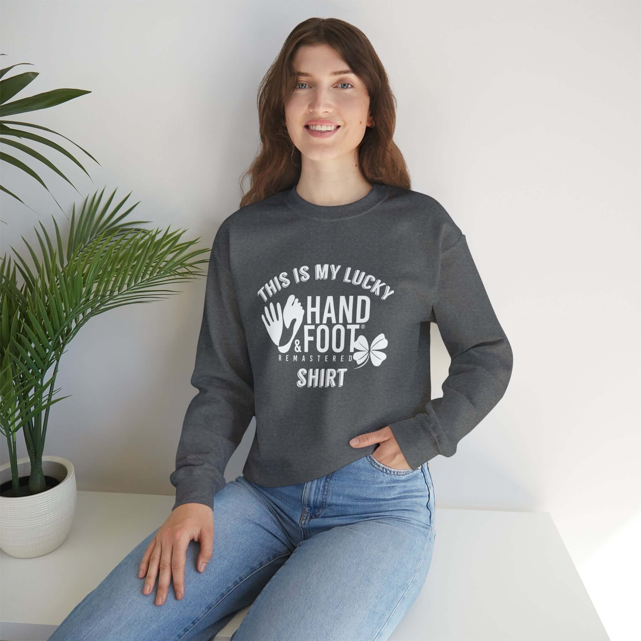 Lucky Unisex Heavy Blend™ Crewneck Sweatshirt