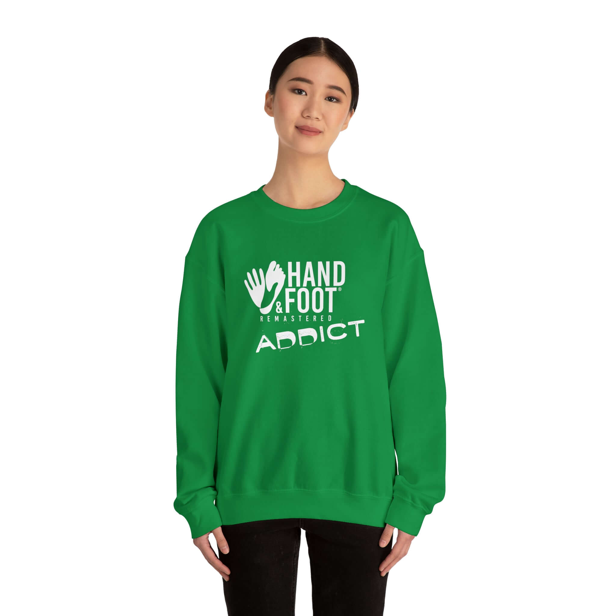 Hand & Foot Addict Unisex Heavy Blend™ Crewneck Sweatshirt