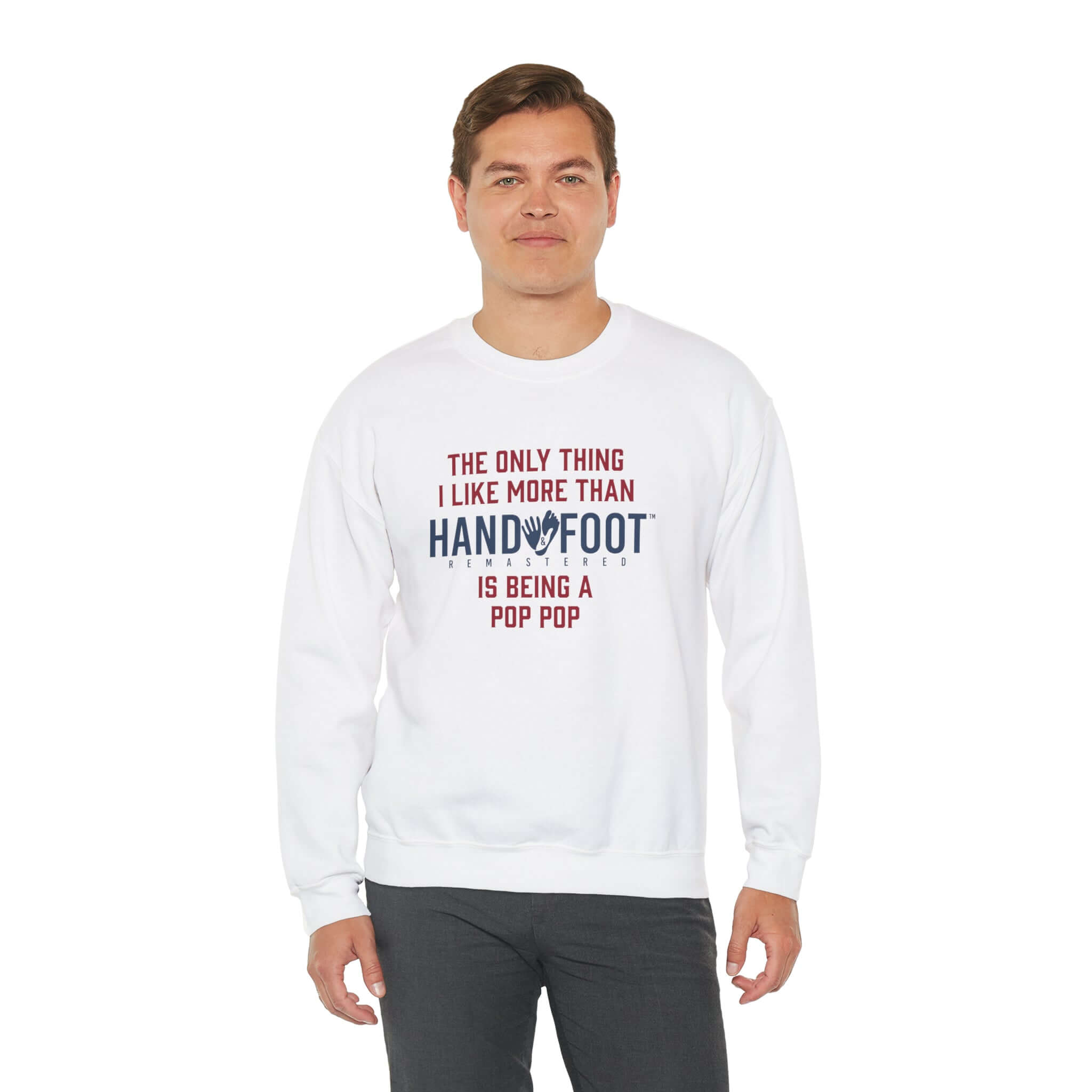 Being a Pop Pop Unisex Heavy Blend™ Crewneck Sweatshirt