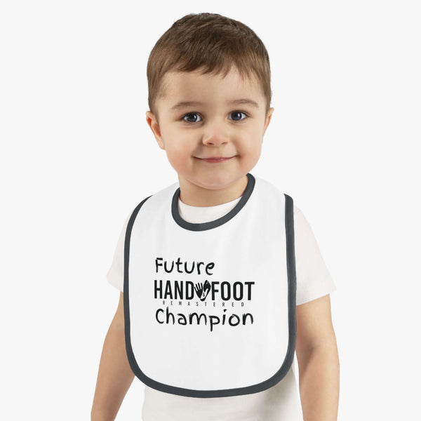 Future Champ Hand & Foot Remastered Baby Bib