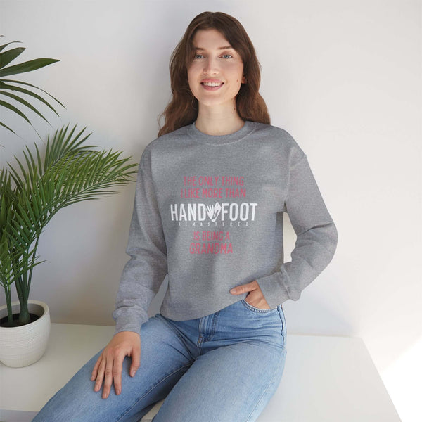 Being a Grandma Unisex Heavy Blend™ Crewneck Sweatshirt
