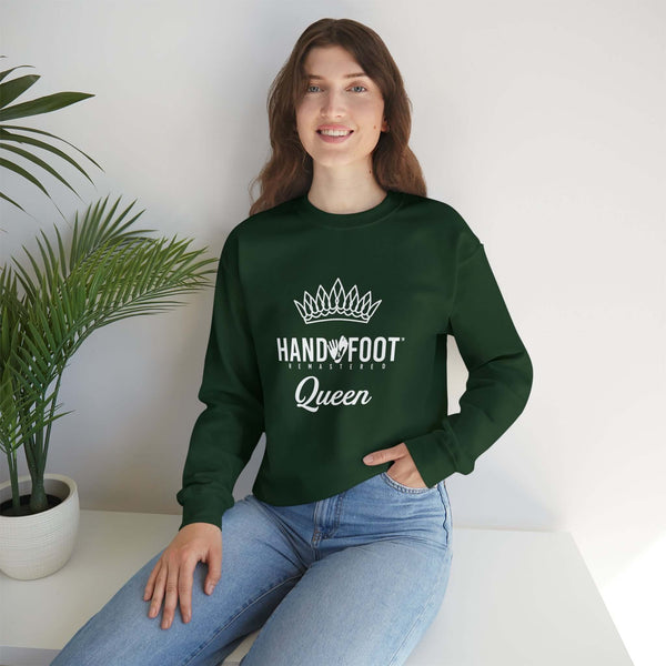 Hand & Foot Queen Unisex Heavy Blend™ Crewneck Sweatshirt