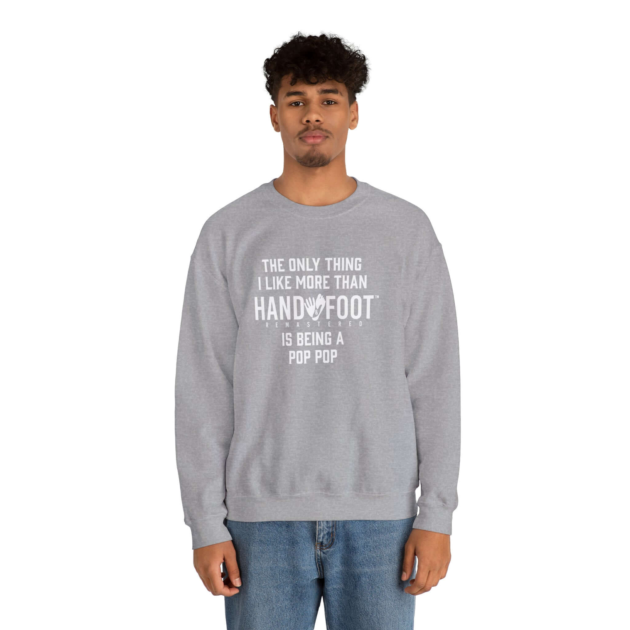 Being a Pop Pop Unisex Heavy Blend™ Crewneck Sweatshirt