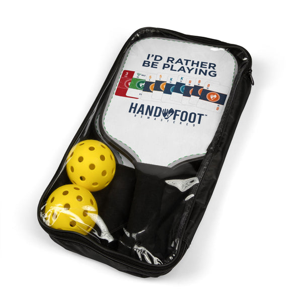 I'd Rather be Playing Hand & Foot Remastered Pickleball Paddle Set