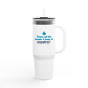 Tears of the People I Beat 40oz Insulated Travel Mug