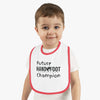 Future Champ Hand & Foot Remastered Baby Bib
