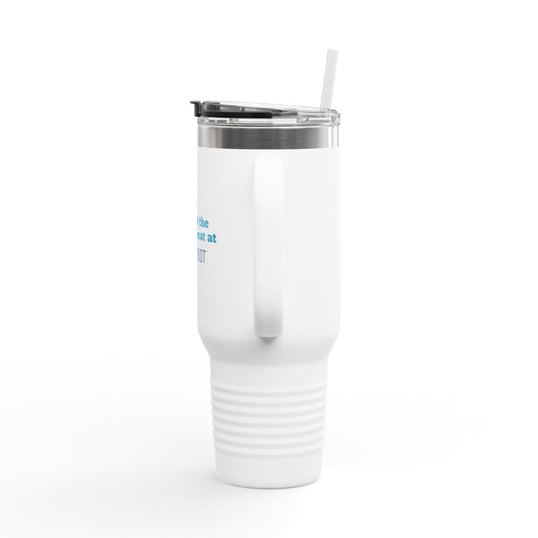 Tears of the People I Beat 40oz Insulated Travel Mug