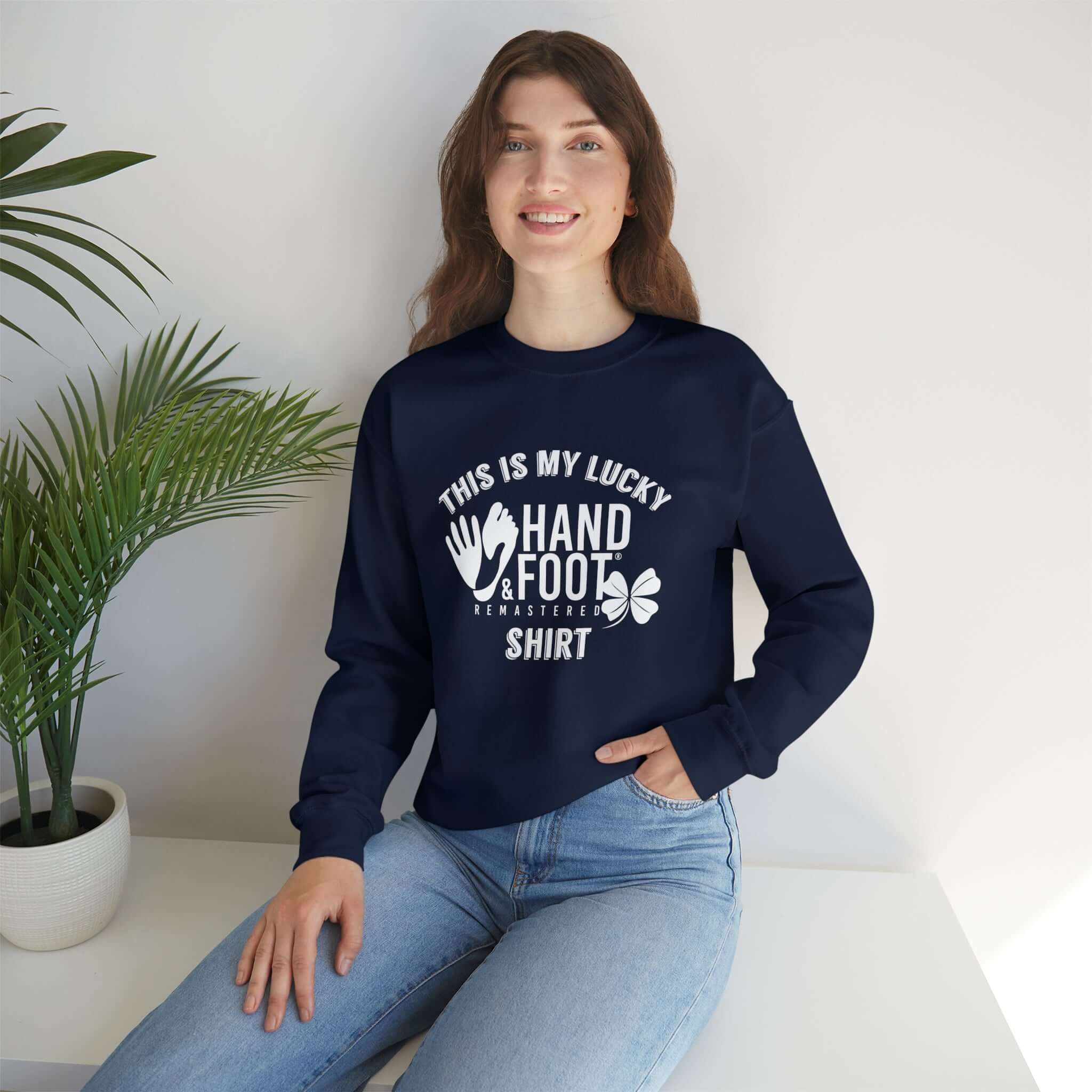 Lucky Unisex Heavy Blend™ Crewneck Sweatshirt