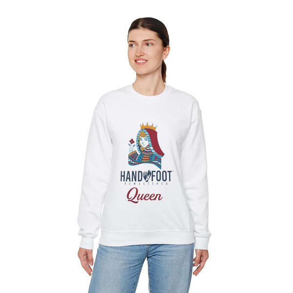 Hand & Foot Queen Unisex Heavy Blend™ Crewneck Sweatshirt