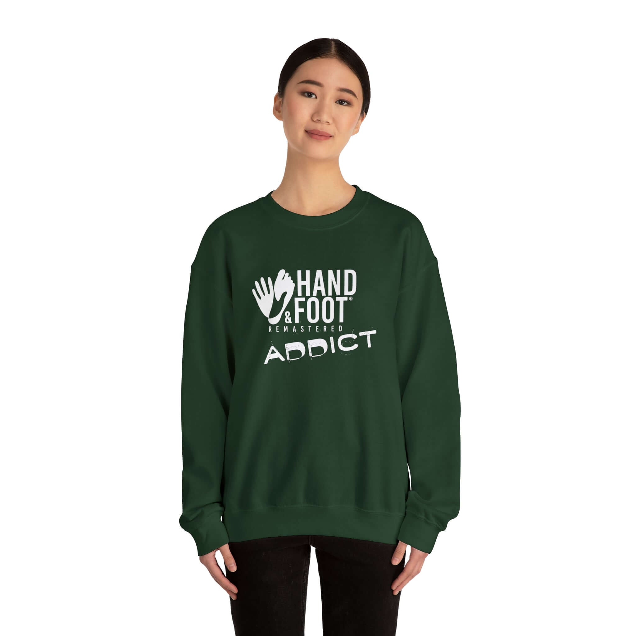 Hand & Foot Addict Unisex Heavy Blend™ Crewneck Sweatshirt