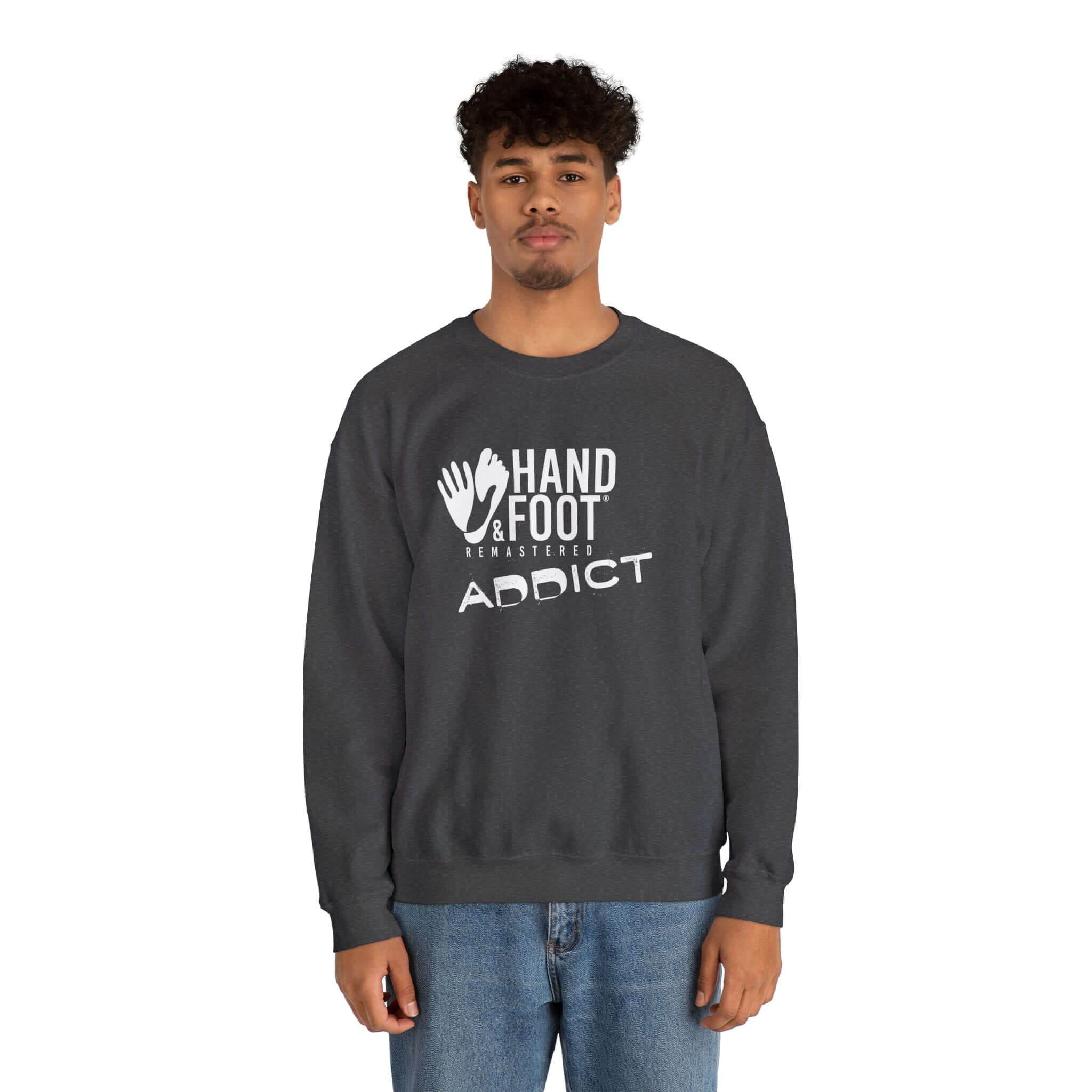 Hand & Foot Addict Unisex Heavy Blend™ Crewneck Sweatshirt