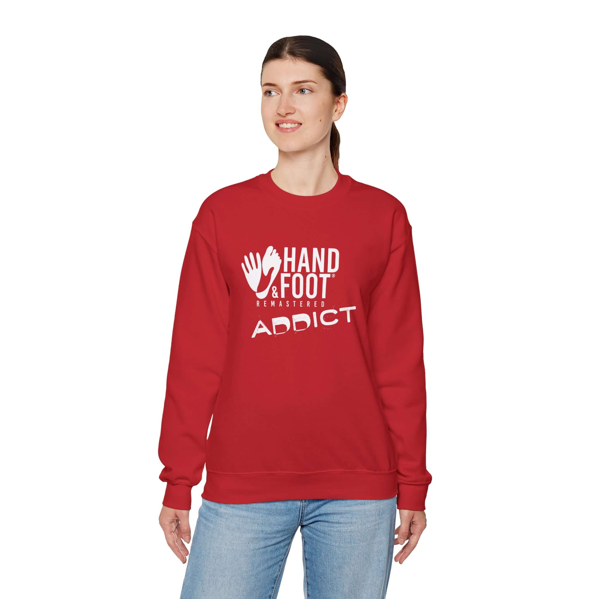 Hand & Foot Addict Unisex Heavy Blend™ Crewneck Sweatshirt
