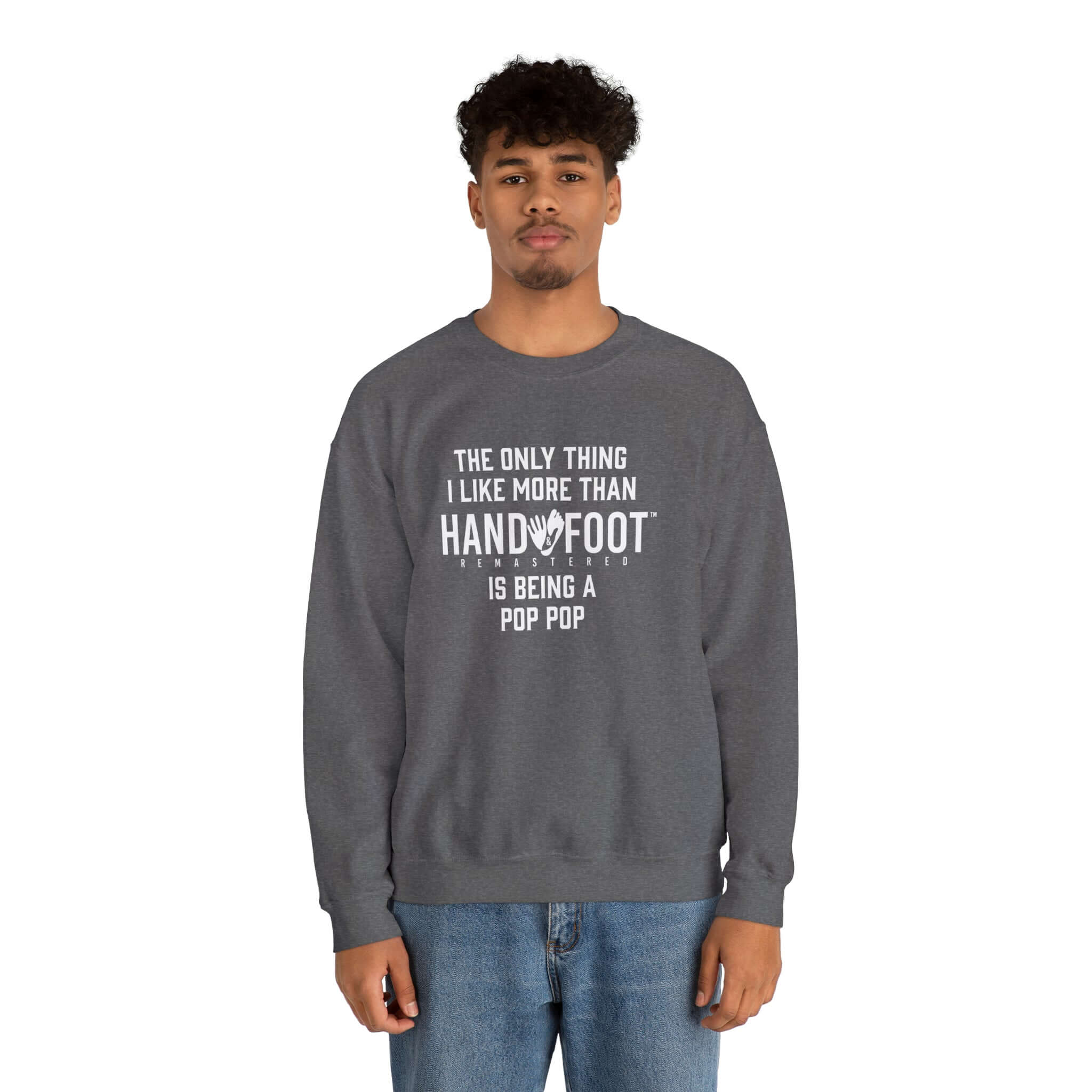 Being a Pop Pop Unisex Heavy Blend™ Crewneck Sweatshirt