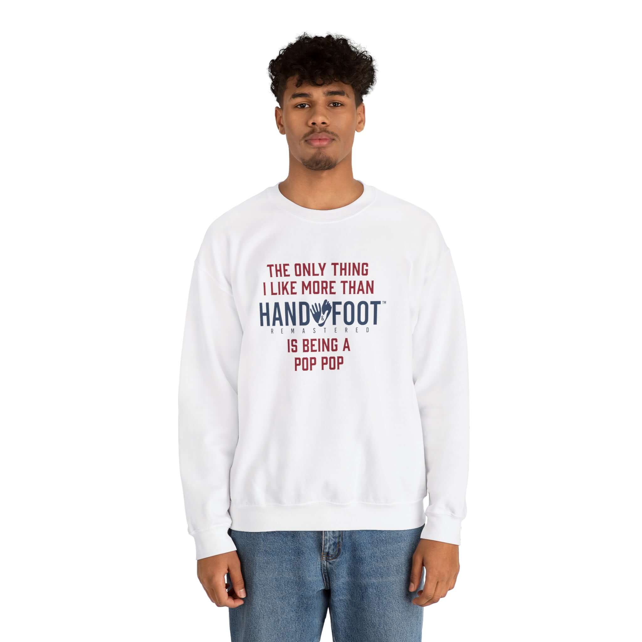 Being a Pop Pop Unisex Heavy Blend™ Crewneck Sweatshirt