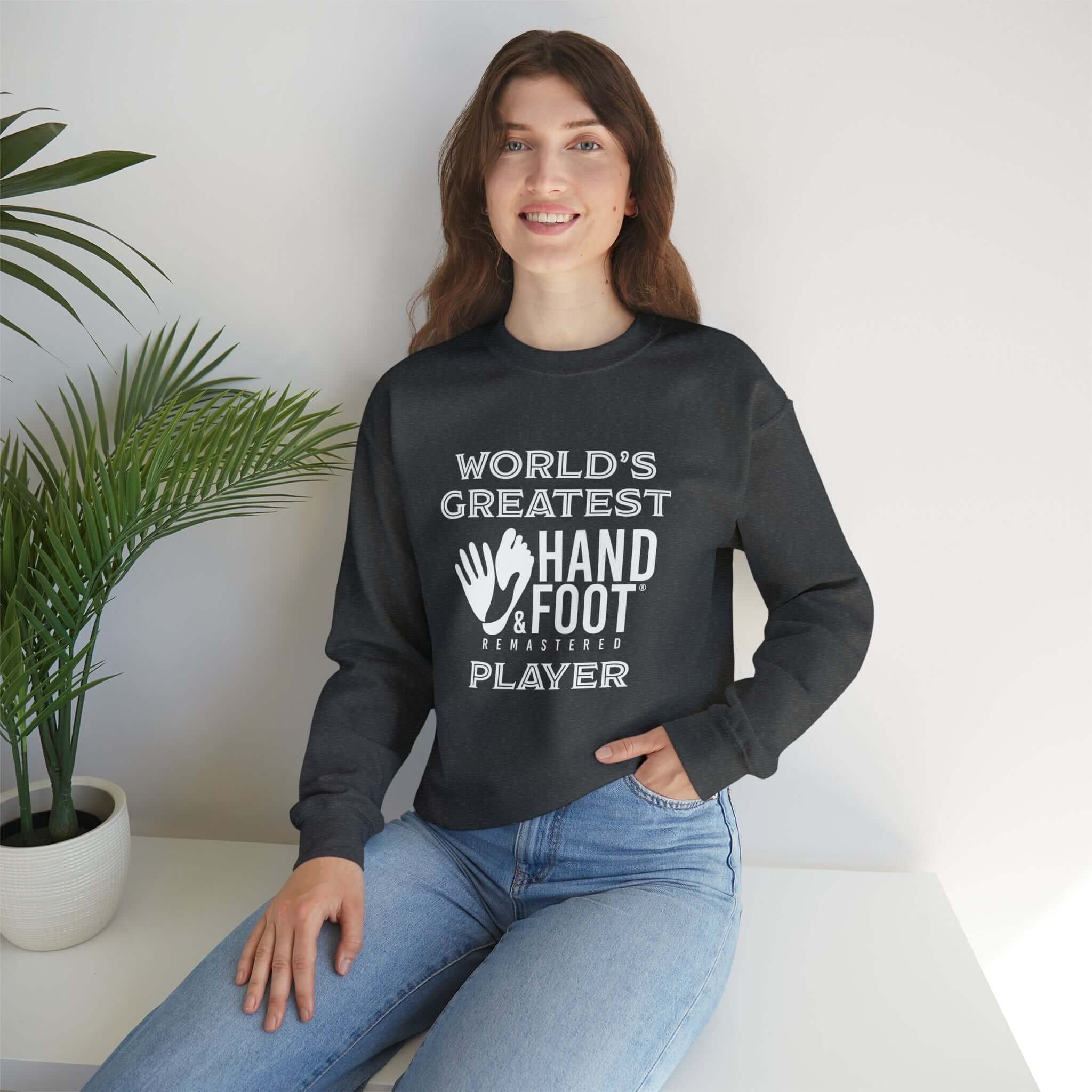 World's Greatest Player Unisex Heavy Blend™ Crewneck Sweatshirt