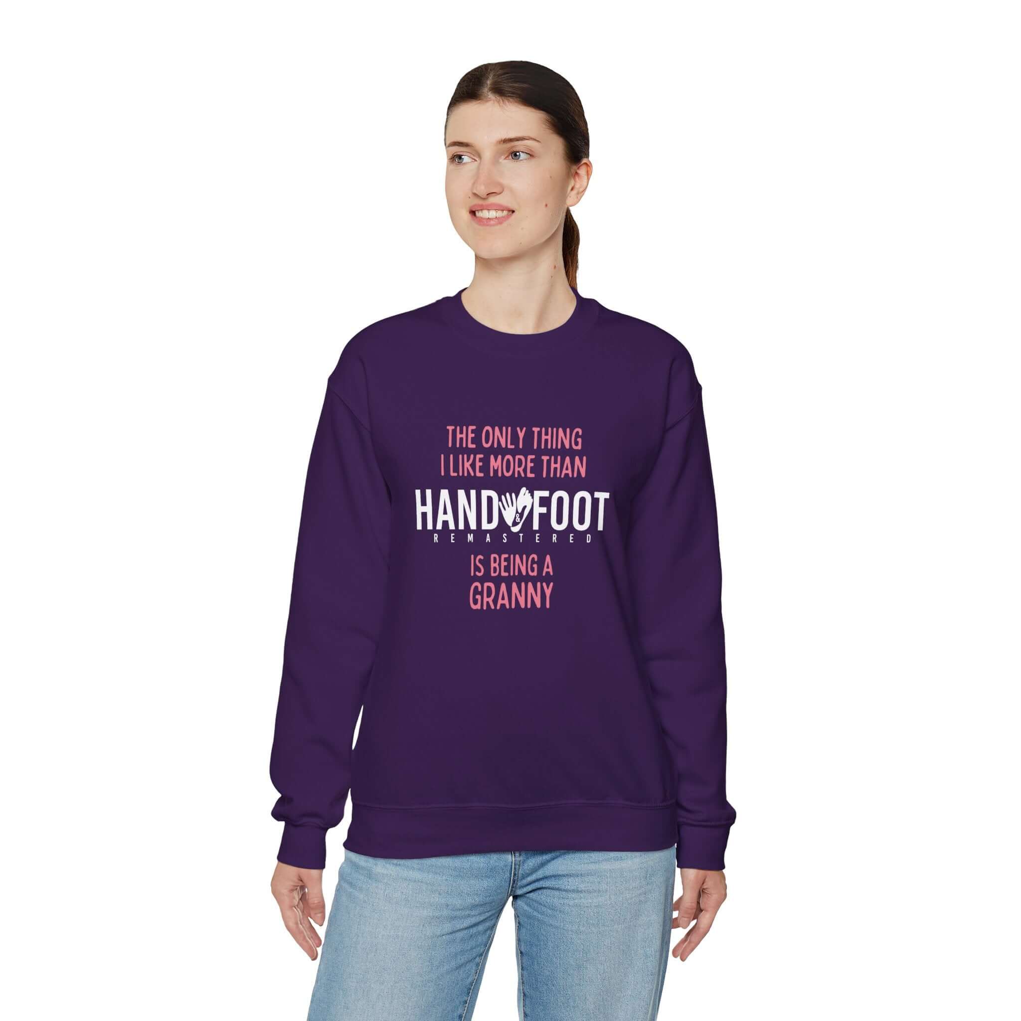 Being a Granny Unisex Heavy Blend™ Crewneck Sweatshirt