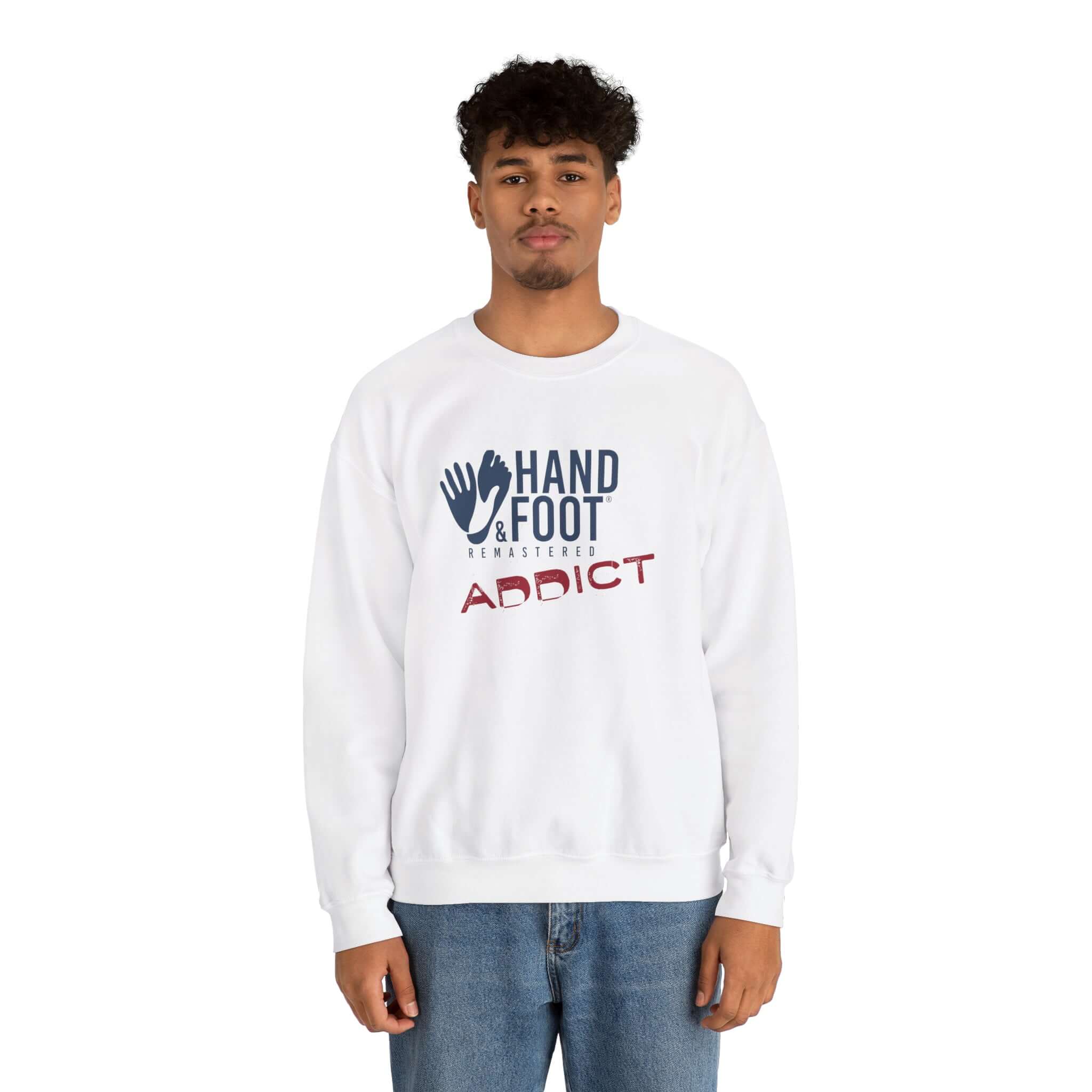 Hand & Foot Addict Unisex Heavy Blend™ Crewneck Sweatshirt