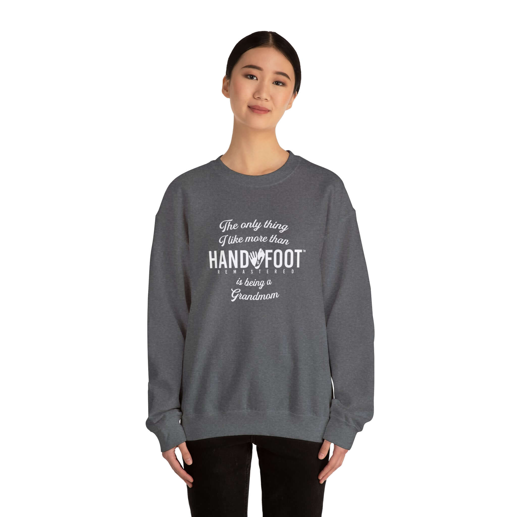 Being a Grandmom Unisex Heavy Blend™ Crewneck Sweatshirt