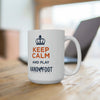 Keep Calm and Play 15oz Ceramic Mug