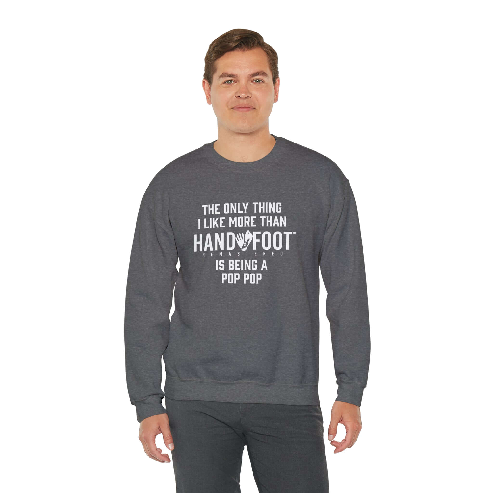 Being a Pop Pop Unisex Heavy Blend™ Crewneck Sweatshirt