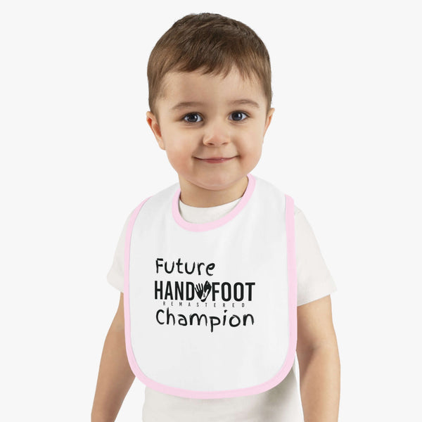 Future Champ Hand & Foot Remastered Baby Bib