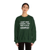 Unisex green crewneck sweatshirt with "I Don't Need Therapy, I Just Need to Play Hand & Foot Remastered" printed on front.