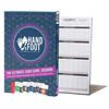 Hand & Foot Remastered game set box with score pad, showcasing colorful cards and fun, inviting design.
