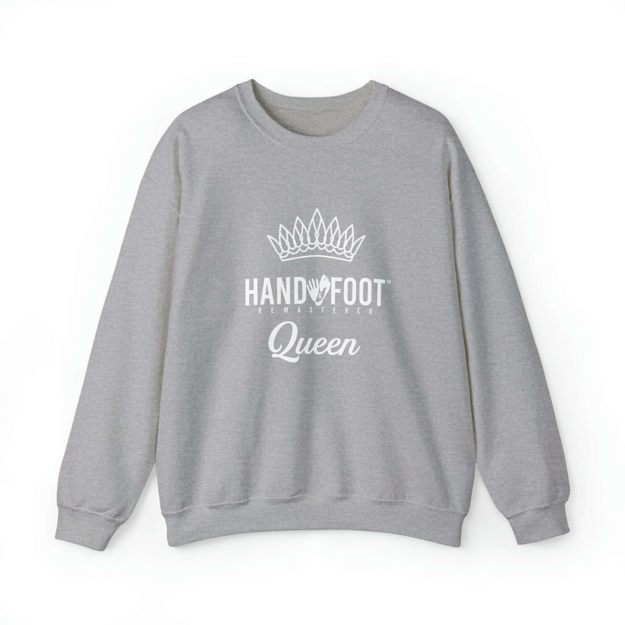 Hand & Foot Queen Unisex Heavy Blend™ Crewneck Sweatshirt